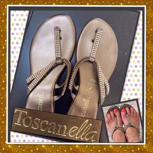 Toscan Ella Rhinestone Thong Sandals🩴